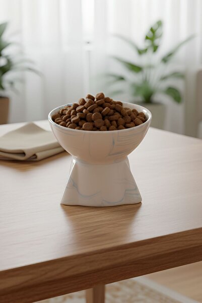 Pawicci Seramik Mama Kabı – Kedi ve Köpekler için Sağlıklı Mama Kasesi - Yüks...