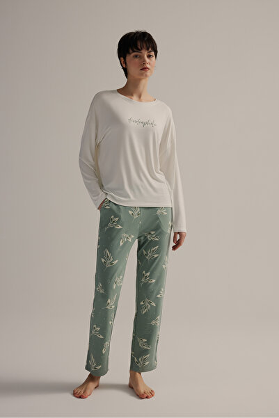 Hays Kadın Viskon Uzun Kollu Pijama Takımı