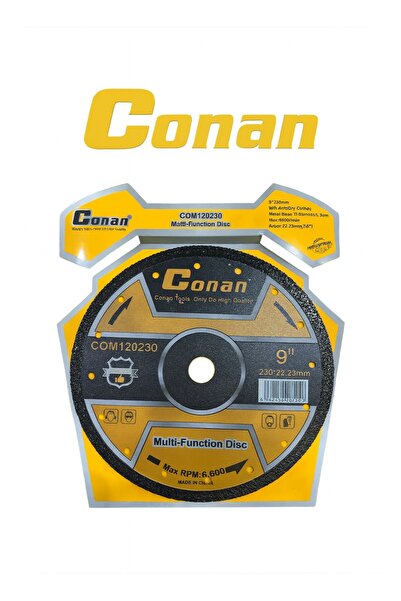 CONAN 9" Multi-Function Cutting Disc COM120230 – Wet & Dry Cutting | 1.2mm Me...