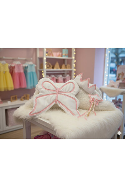 hobizer tekstil Set de 3 aripi de fluture cu baghetă și coroană
