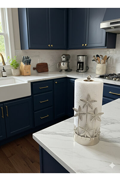 Fiyakalı Ürünler Atölyesi Μεταλλική θήκη για χαρτοπετσέτες, θήκη για ρολό χαρ...