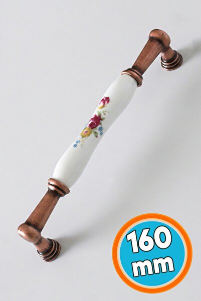 NZB Furniture Kitchen Cabinet Handle Knob Pulls Real Porcelain Distressed Ant...