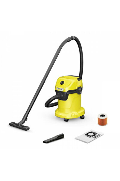 Karcher WD 3 V-17/4/20 1000W, Capacitatea recipientului 17l Negru-Galben