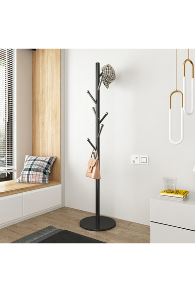 OEM Cuier tip pom pentru haine din metal, Negru