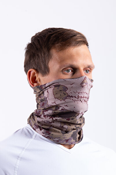 OIL COMPANY Unisex Anti-Sweat Multifunctional Skull Patterned Microfiber Neck...