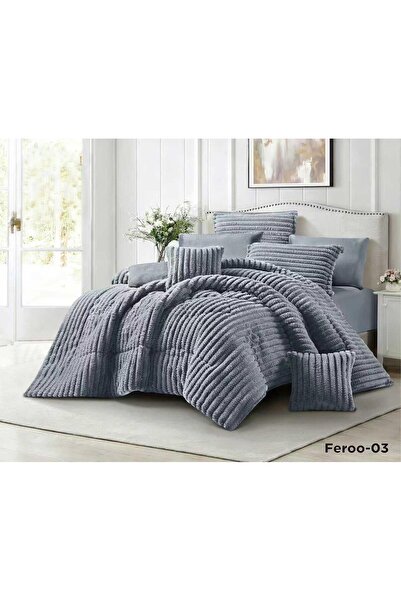 ALMIAAD A luxurious winter bedspread with a soft touch, made from a faux fur ...