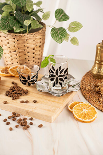 crystalhome 18 Piece Tea and Coffee Set