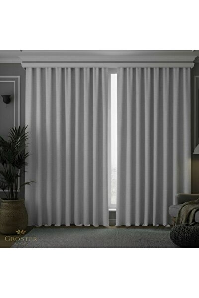 GROSTER SPOR Svetlo siva zatamnjena, svetlo sunčana Zatamnjena zavesa , Zaves...