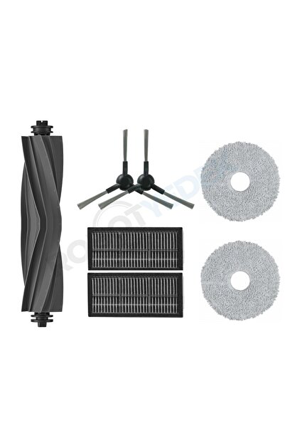 robotyedek مجموعة فرشاة مطاطية وفلتر هيبا وممسحة من دريم L40 ألترا CE وAE - 7...