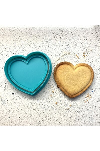 Craftelle مجموعة قوالب وبطاقات ختم الكوكيز الكلاسيكية على شكل قلب |   عيد الح...