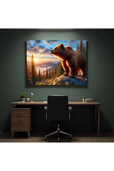 Printees Painting - Sunrise in the Carpathians - Canvas on frame