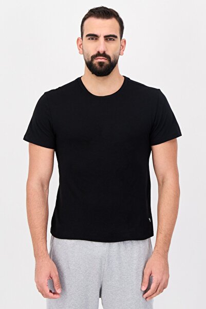 Frye Men 4 Pcs Crew Neck Short Sleeve Brand Logo T-Shirt, Black