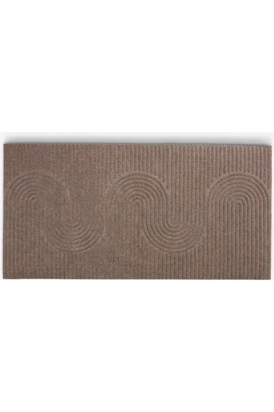 DavidaHome Entrance rug, for outdoor and indoor use, 60 x 120 cm, brown