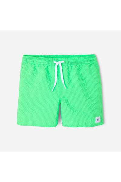 Decathlon Çocuk Kısa Deniz Şortu - Yeşil - Dokulu - 100