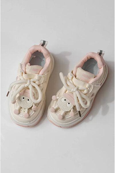 Zaira Ροζ παιδικά πάνινα παπούτσια από οικολογικό δέρμα Briana #24046 - 26