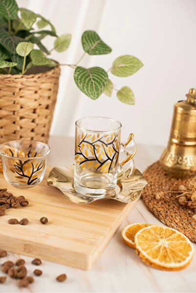 crystalhome 18 Piece Tea and Coffee Set