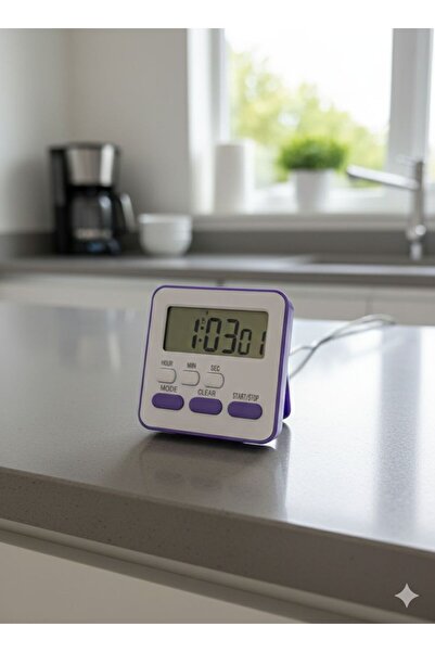 gaman Alarmlı Dijital Öğrenci Kronometresi- 24 Saat Geri Sayım Cihazı-Mıknatı...