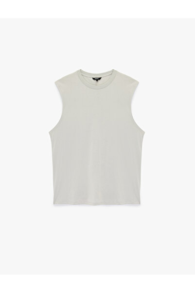Koton Regular Fit Sleeveless Crew Neck Cotton Basic Undershirt