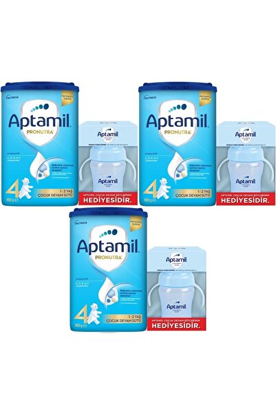 Aptamil Nutrıcıa Pronutra 800GR Devam Sütü No:4 (1-2 Yaş) + Suluk Hediye (3 L...