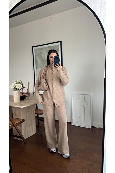 sinemkivanc co طقم تريكو بياقة واقفة