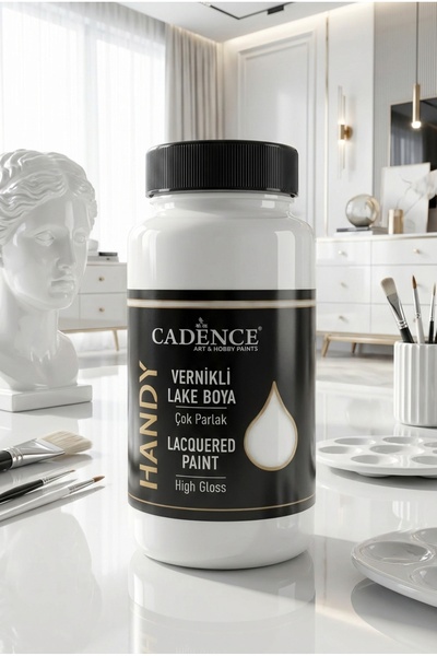 Cadence Handy Lake Parlak L002 Pak Beyaz 450 ml Boya Tüm Yüzeyler İçin Kokusu...