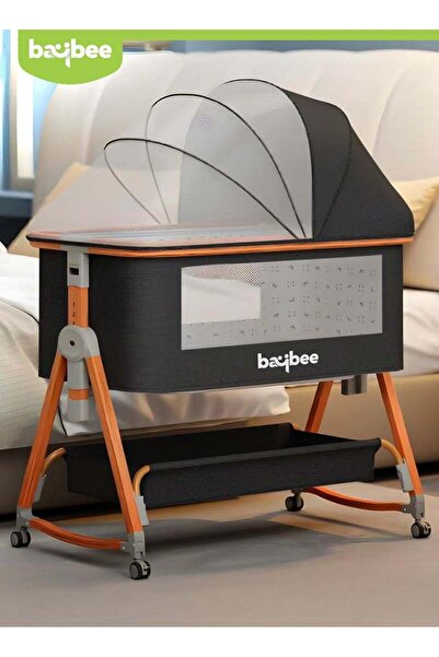 BAYBEE 3 in 1 Baby Cradle,Baby Bedside Crib With 6 Height Adjustable Baby Bed...