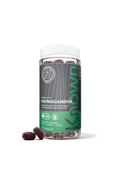 KNOWN. Known Ashwagandha Sugar-Free Vegan Gummies 1000mg Vitamin B6 Apple Fla...