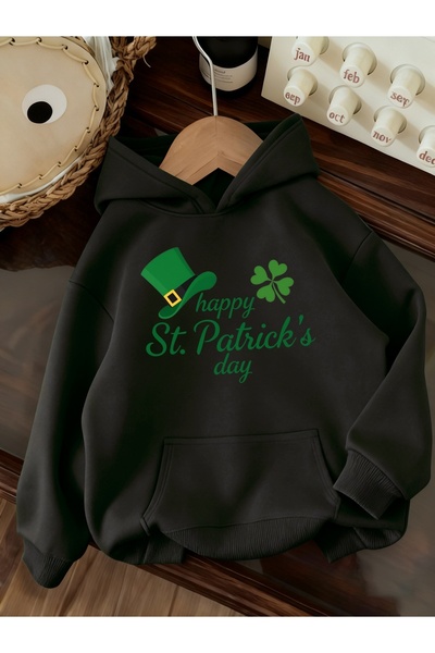 Deocept Φούτερ Unisex για την Ημέρα του Αγίου Πατρικίου με τύπωμα με κουκούλα...