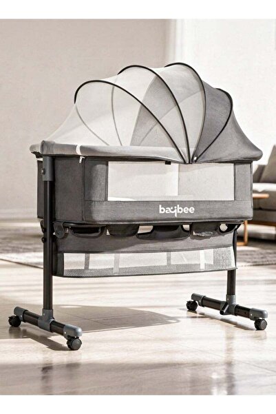 BAYBEE Premium Baby Bedside Crib Cradle With Height Adjustable, Bassinet Slee...