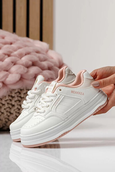 Zaira Ροζ παιδικά πάνινα παπούτσια από οικολογικό δέρμα Asena #24024 - 36