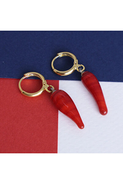 B Design jewelry Murano Hot Chili (Red Pepper) Earrings