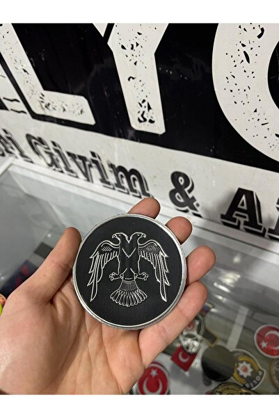 Silyon Askeri Giyim Double Headed Eagle Peç Black Color