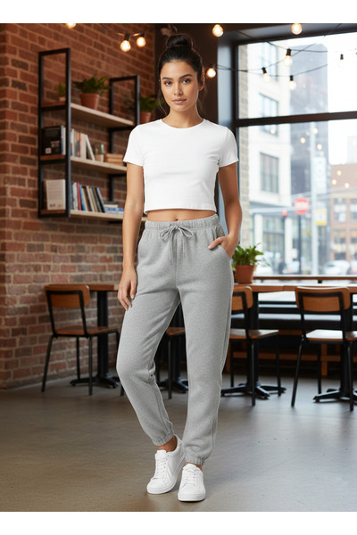 Gollinger Γυναικεία φόρμα τζόγκερ με λαστιχένια μακριά μπατζάκια