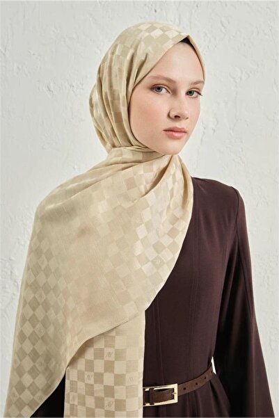 Armine Cotton Silk Shawl - Soft Camel 62