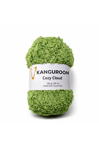 Kanguroom Cozy Cloud Plush Hand Knitting Yarn Green Cc01