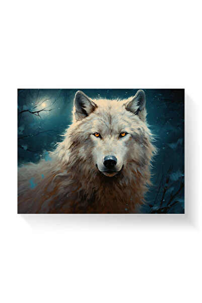 Printees Tablou - Marele lup alb - Canvas pe șasiu