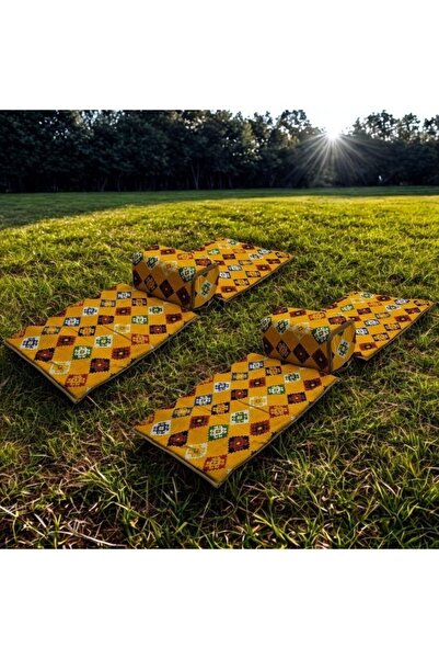 smart home 2-Piece Floor Seating Set 120x60cm – Waterproof Foldable Mat with ...