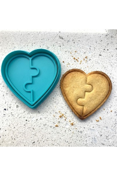 Craftelle مجموعة قوالب وبطاقات ختم على شكل قلب لصنع الكعك |   عيد الحب والخطو...