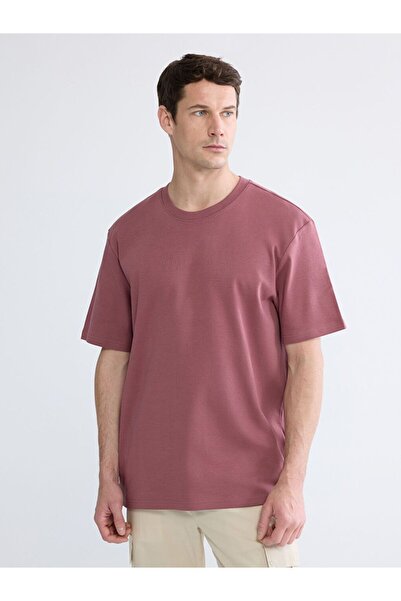 LC Waikiki Ανδρικό μπλουζάκι LCWAIKIKI Classic oversized Fit Crew Neck με τύπωμα