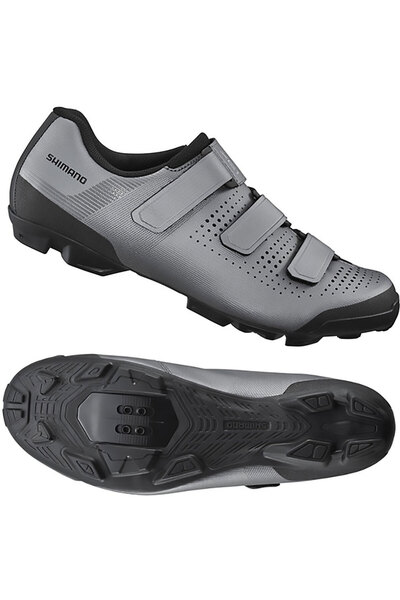 SHİMAN0 Shimano SH-XC100 SPD Mtb Bisiklet Ayakkabısı Siyah 39 Numara Gümüş Renk