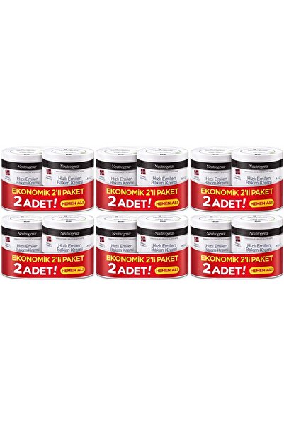 Neutrogena Norwegian Formula Fast Absorbing Care Cream 200Ml+200Ml 400ml Adva...