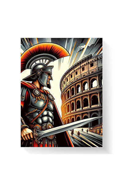 Printees Tablou - Legionar roman la Collseum - Canvas pe șasiu
