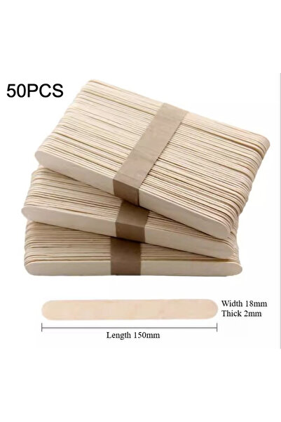 Choice6 أعواد مصاصة ملونة أصلية بطول 150 مم، أعواد آيس كريم، أعواد خشبية للأع...