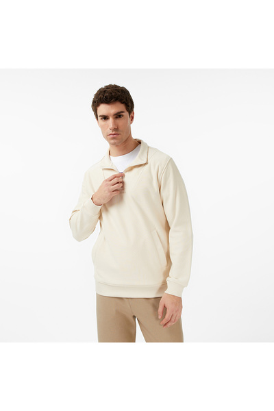 Converse Erkek Krem Sweatshirt
