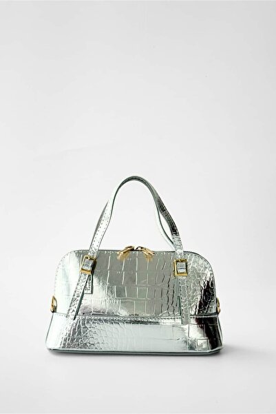 Yuka Atelier Rio Crocodile Patterned Mini Crossbody Hand and Shoulder Bag