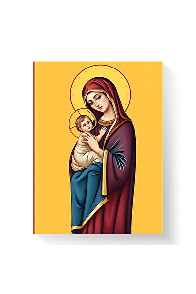 Printees Icoană - Maica cu Pruncul - Canvas pe șasiu