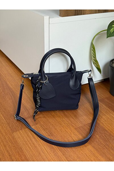 Bagnest Geantă de mână și de umăr pentru femei, din material textil, cu detal...