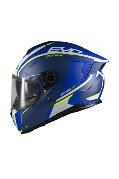AXXIS Motosiklet Kaskı Hawk Evo SV Titan B7 Motorcu Kaskı