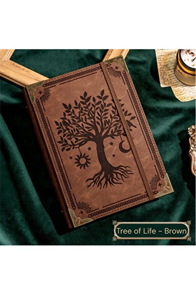Choice Tree-brown Vintage Leather Journal for Women & Men, Handmade Embossed ...
