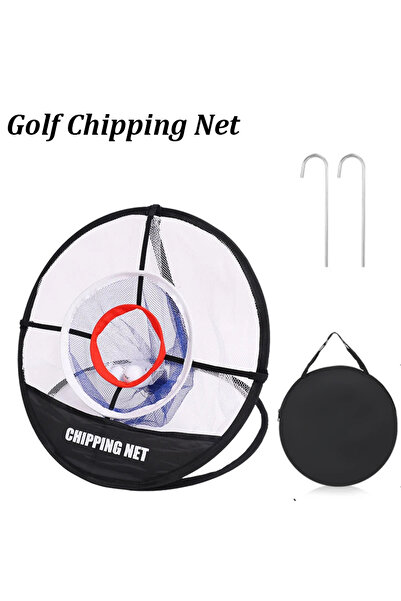 Choice single piece Pop Up Golf Practice Chipping Net with Golf Hitting Mat T...
